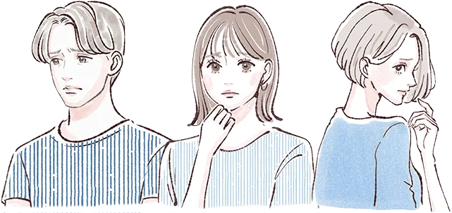 浮気調査を依頼したいが心配に思う女性たちの画像