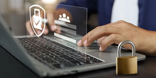 セキュリティ対策を行っている画像