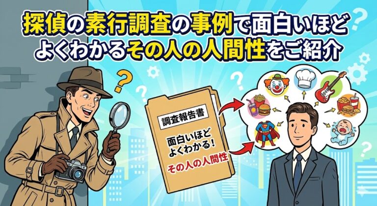 探偵の素行調査の事例で面白いほどよくわかるその人の人間性をご紹介 | 探偵興信所ならPIO探偵事務所